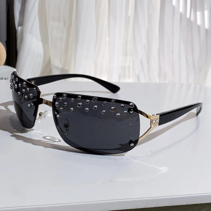 Handmade Diamond Frameless Sunglasses