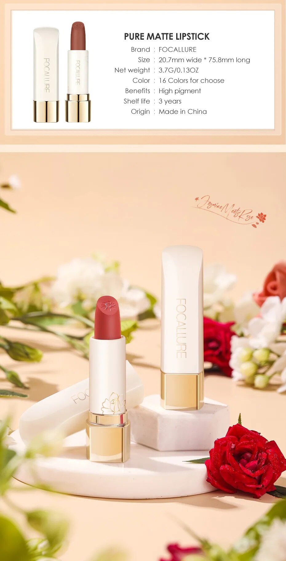 Natural Matte Lip Balm | Lipstick