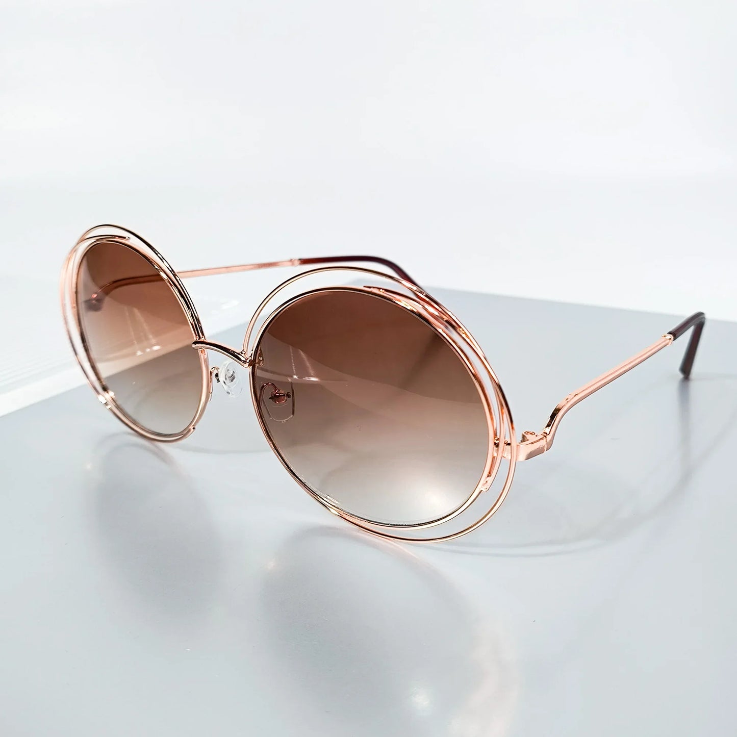 Square Rimless Gradient Sun Shades
