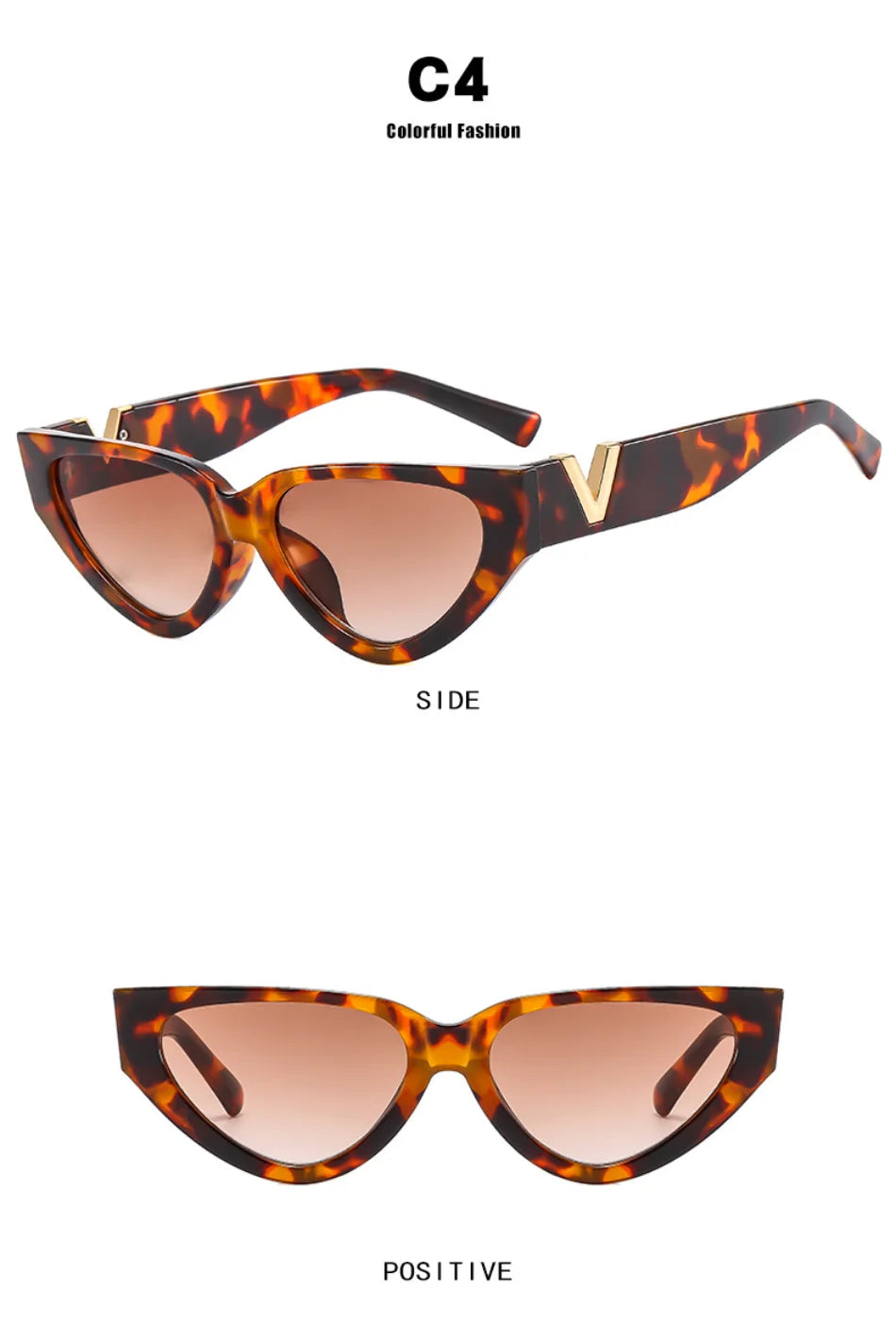Luxury Vintage Cat Eye Sunglasses