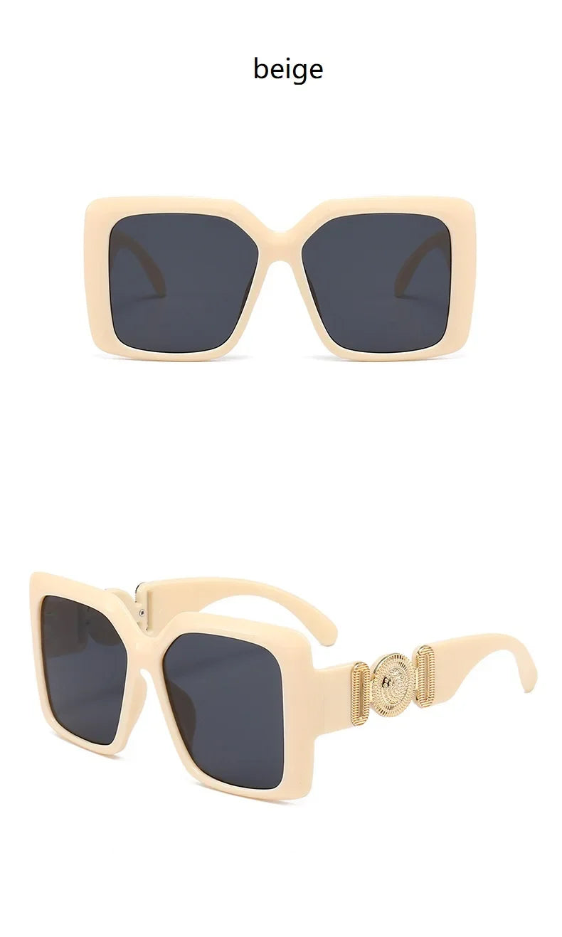 Big Square Design Luxury Vintage Eyewear