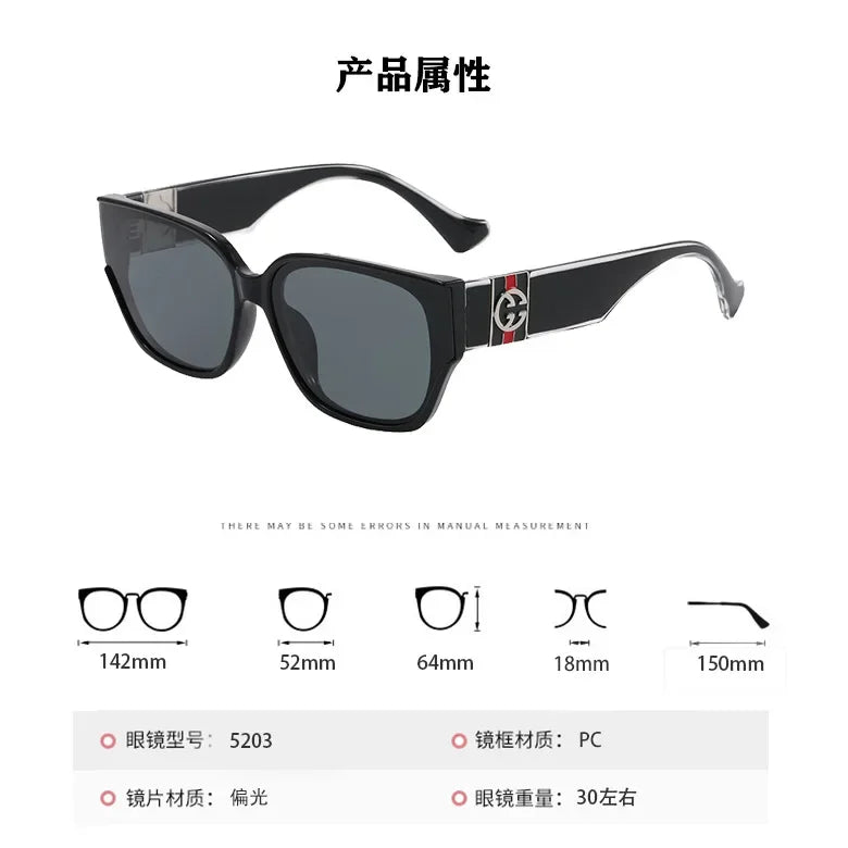 Unisex Polarized Square Luxury Unisex Eyewear - UV400