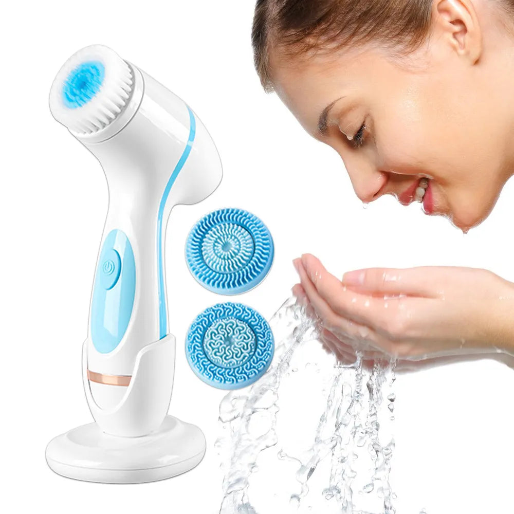 3 In 1 Sonic Rotating Electric Cleansing Brush