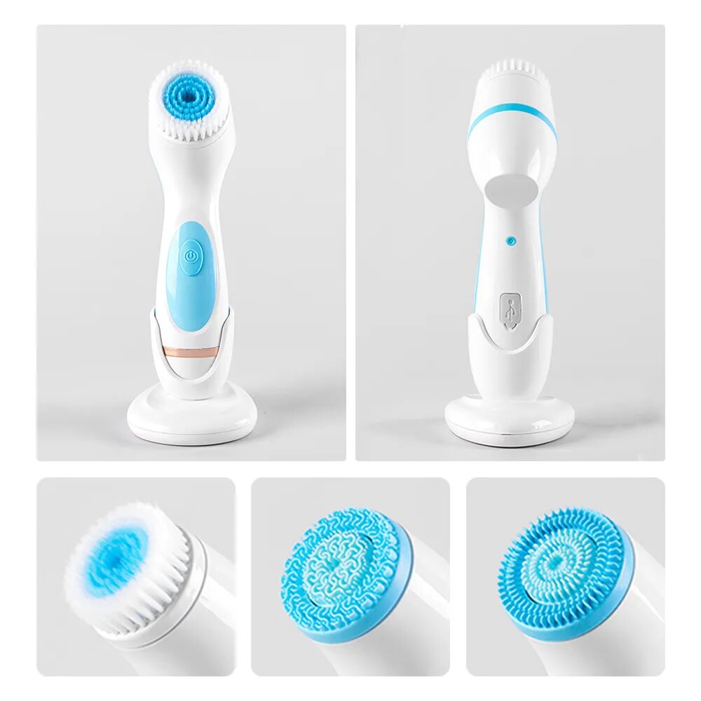 3 in 1 Electric Facial Cleansing & Facial Massager