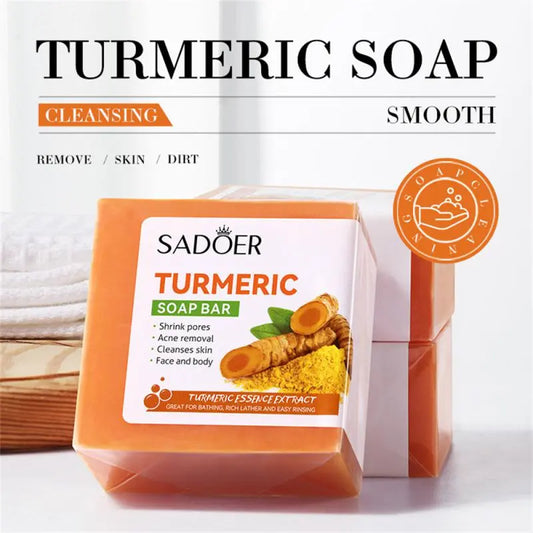 Natural Turmeric Soap | Oil Control Removal | Acne Skin Care Whitening Soap