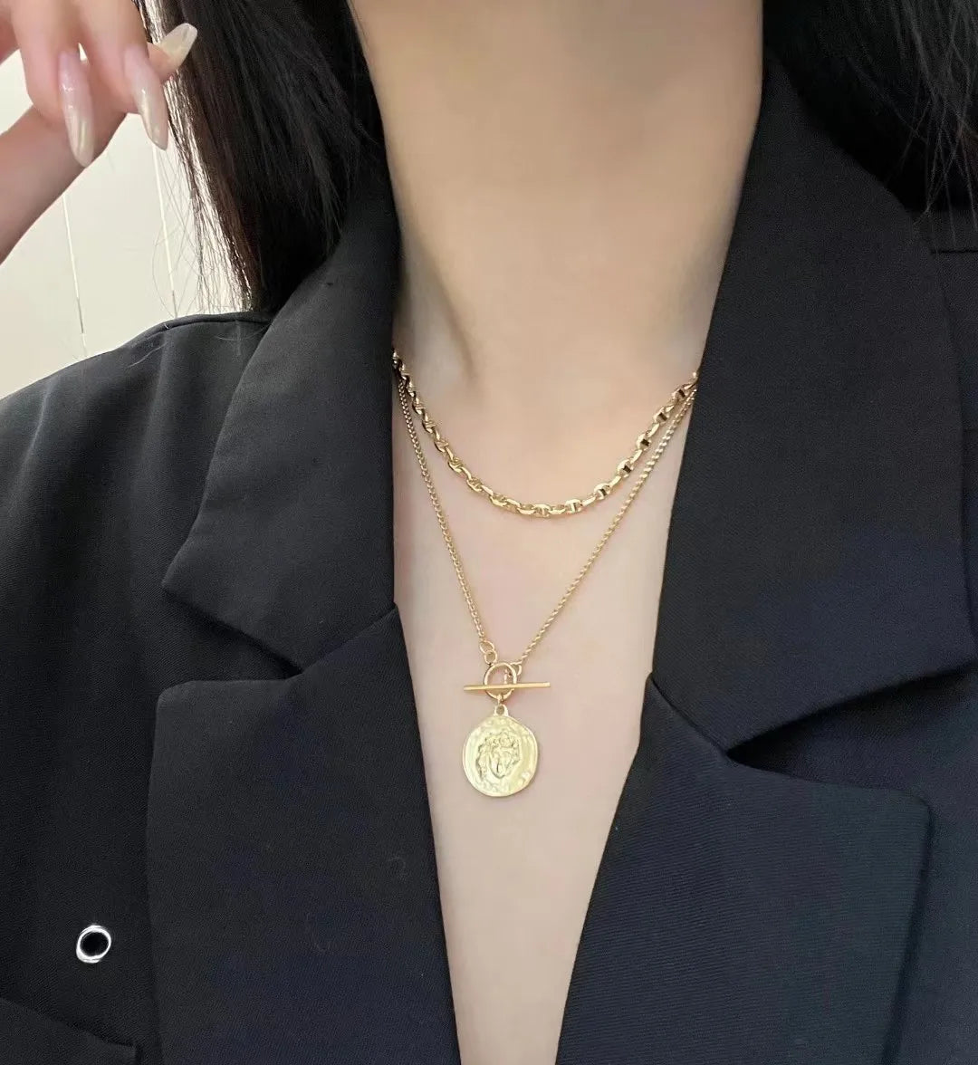 18K gold Chain Pure AU750 Pendant