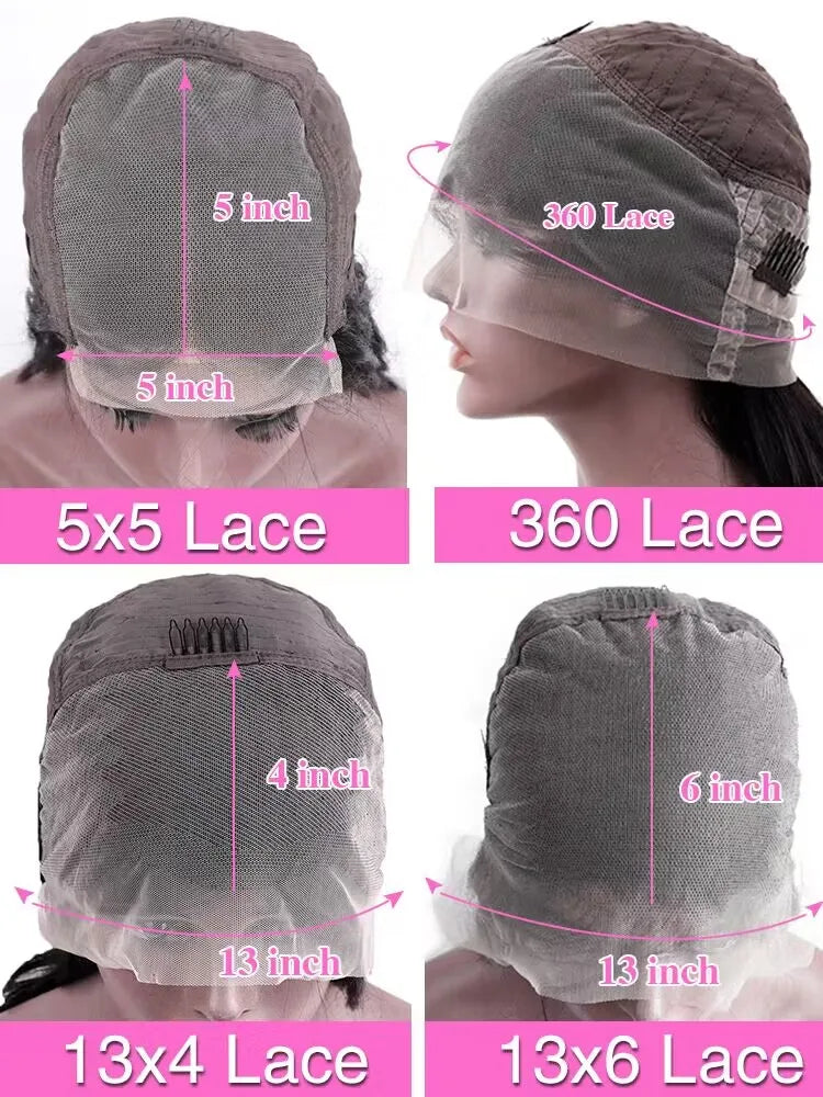 Brazilian Wigs Human Hair | 5x5 Bone Straight HD Transparent Lace Front
