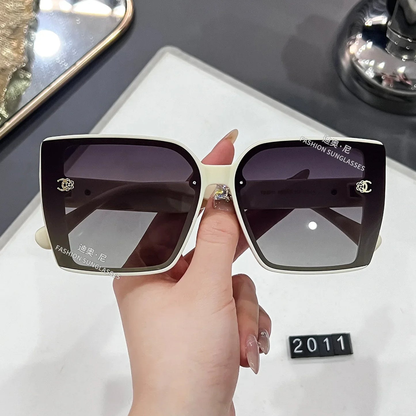 Polarized Square Oversized Sunglasses