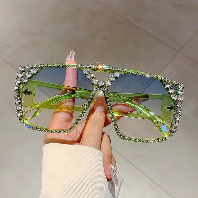 Rhinestone Trendy Decoration Sun Shades