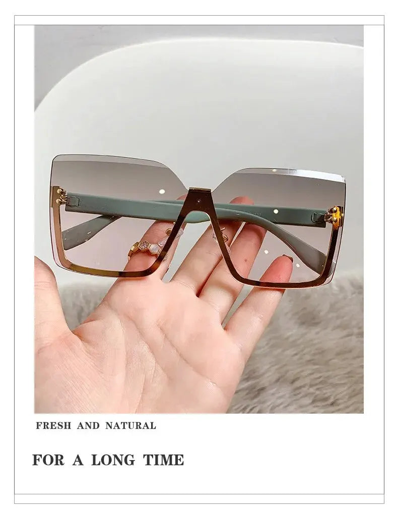 Half-frame Anti-uv Glasses