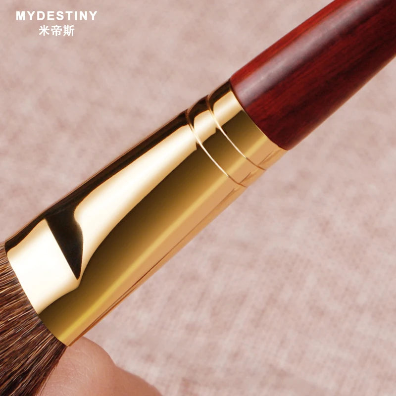 Luxury 9 pcs Professional Makeup Brush Set Rosewood High Grade