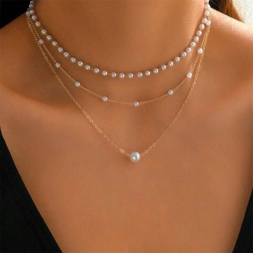 Crystal Heart Star Sun Moon Necklace