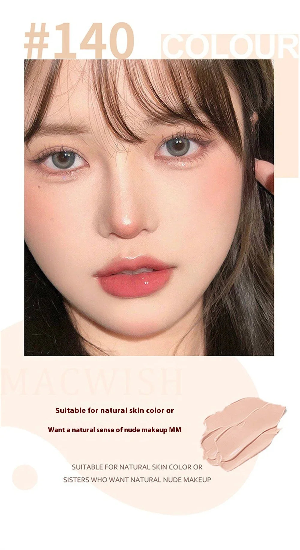 High Coverage Concealer | Lasting Waterproof Foundation | BB Cream |Cover Anti Dark Circle Freckle