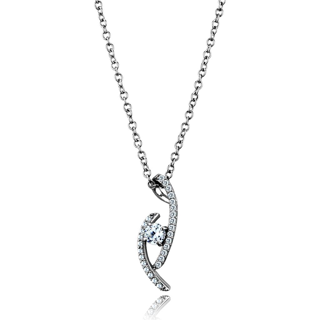 925 Sterling Silver Necklace with AAA Grade CZ
