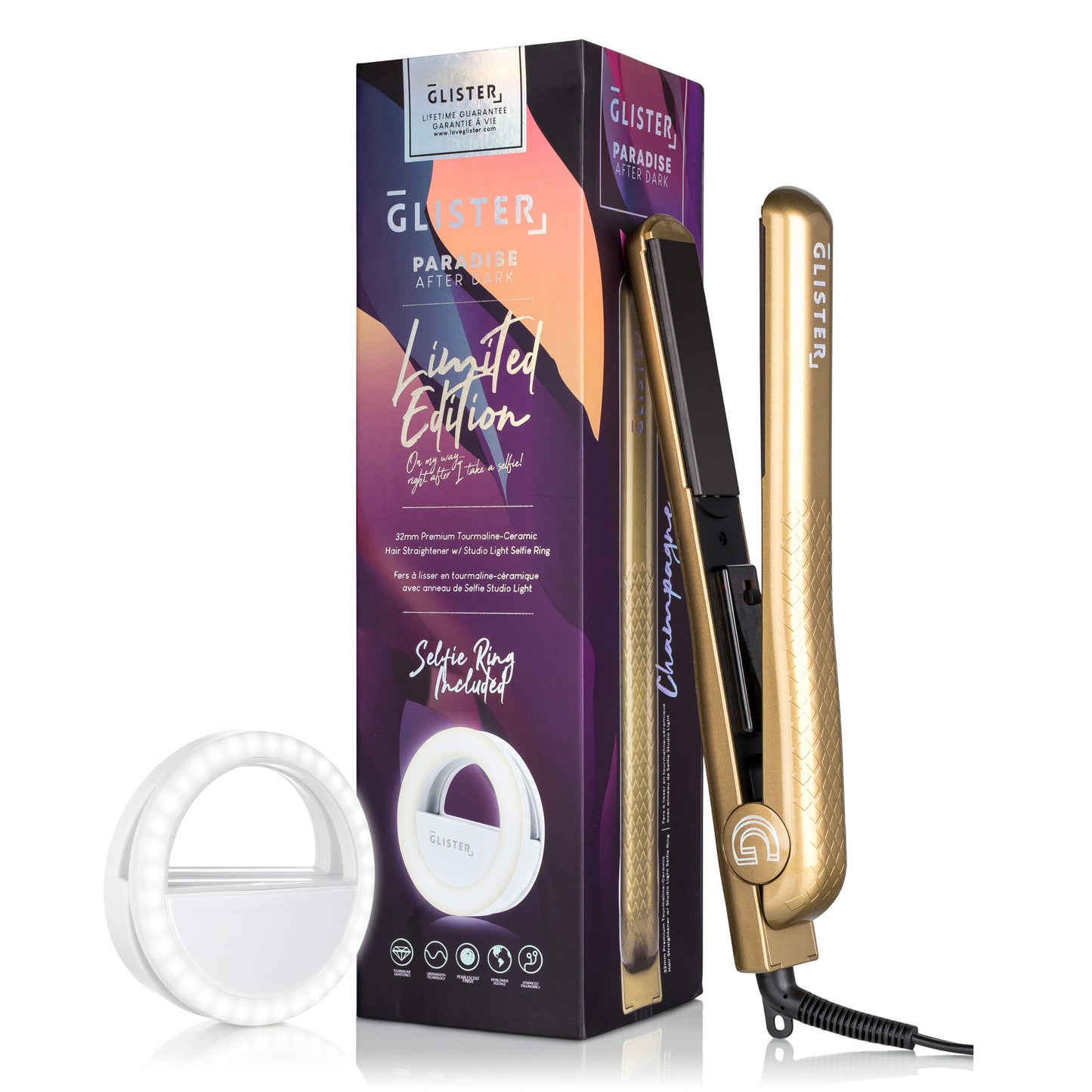 Paradise After Dark Flat Iron - Champagne