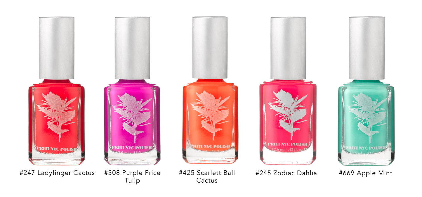 Vegan nail polish collection