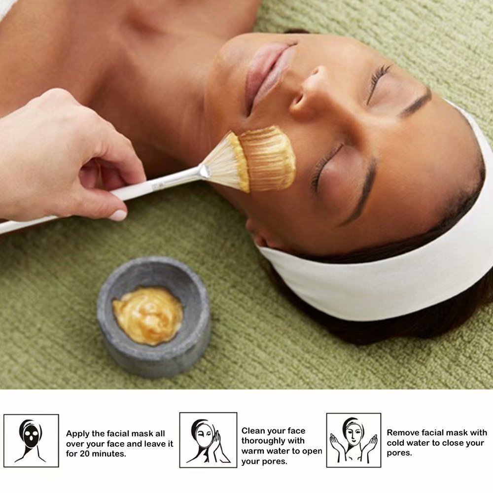 24K Gold Collagen Facial Face Mask + Gold Serum