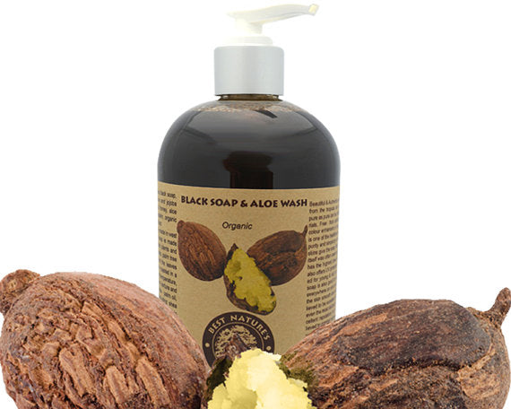 Organic Black Soap & Aloe Wash