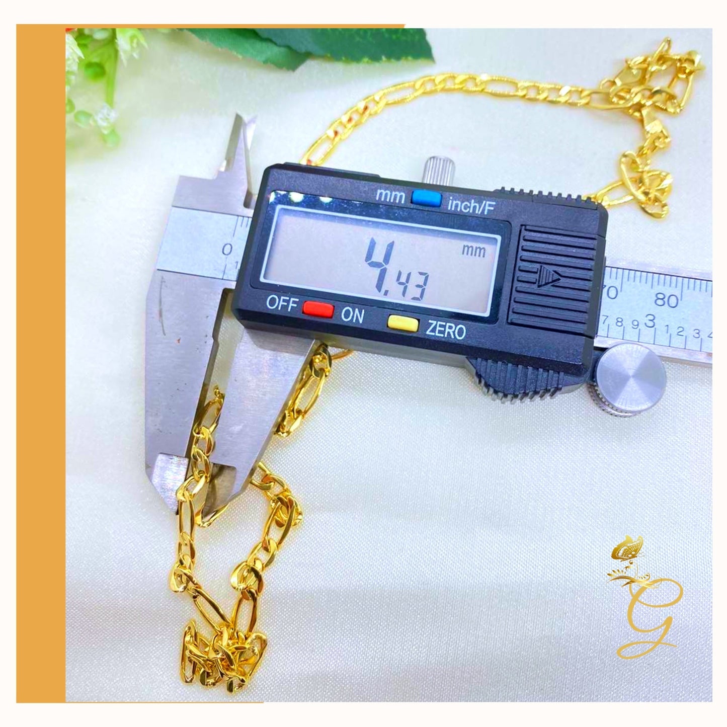 10K Gold Chain Solid Figaro Chain