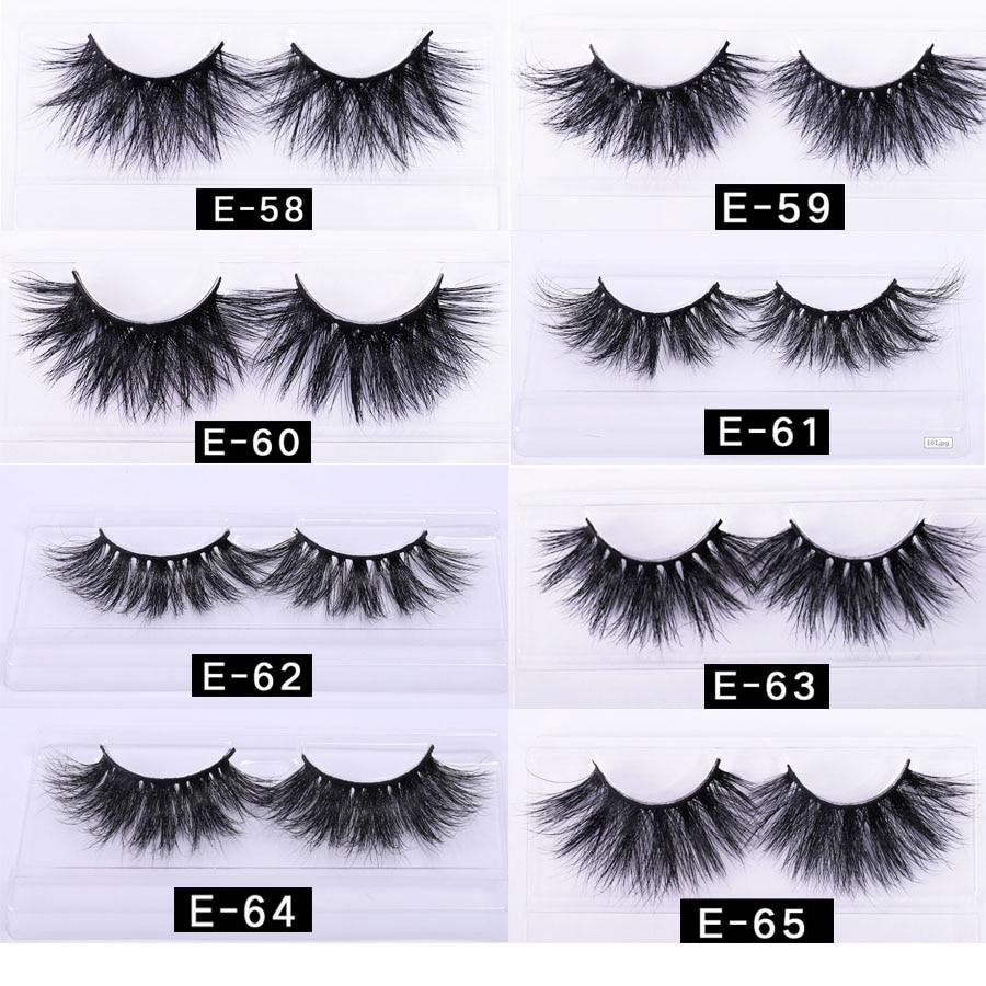 25 MM Lashes Wholesale 30/50/100 Pairs 3D Mink Eye Lashes