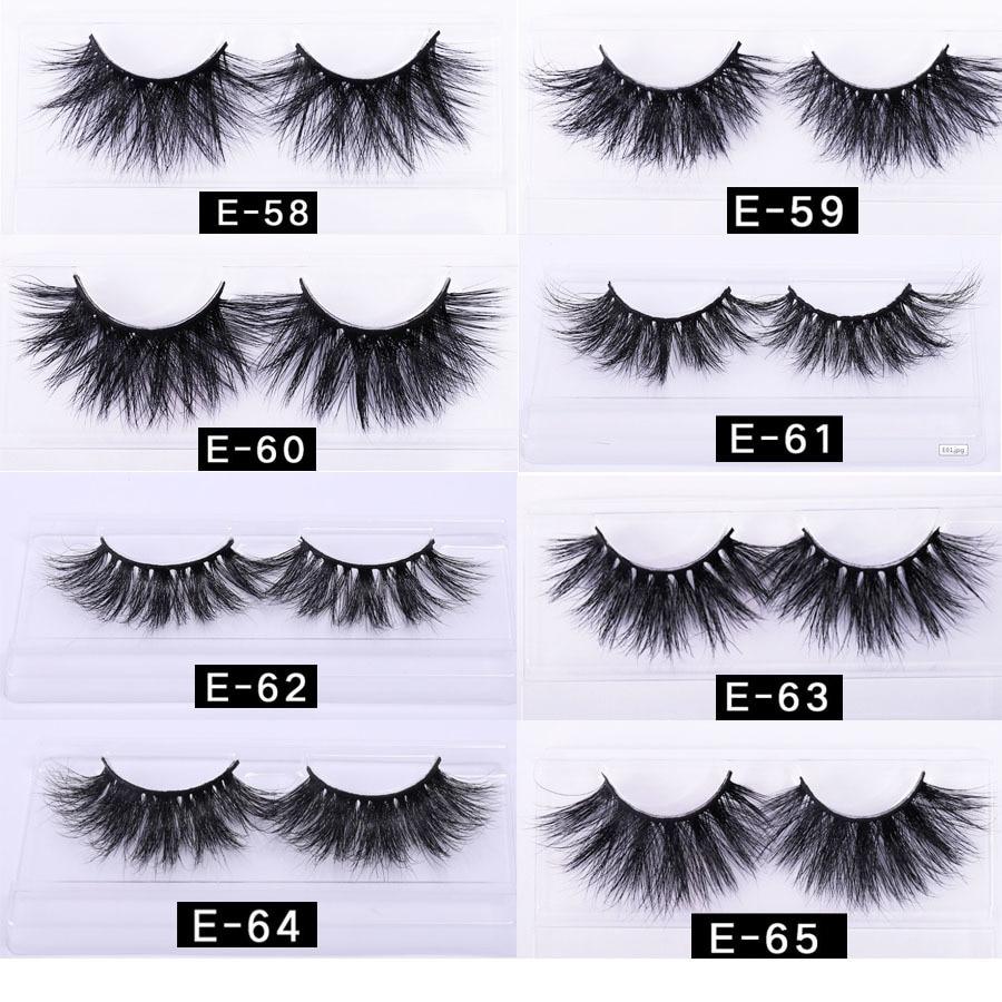 25 MM Lashes Wholesale 30/50/100 Pairs 3D Mink Eye Lashes