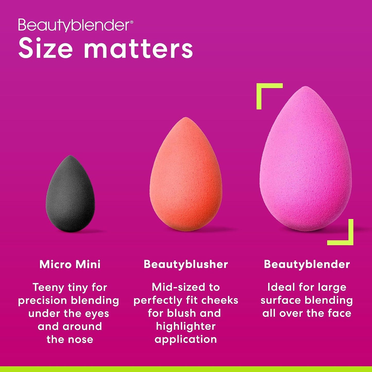 Super Soft Makeup Blending Sponge for Foundation, Powder & Cream - Reusable