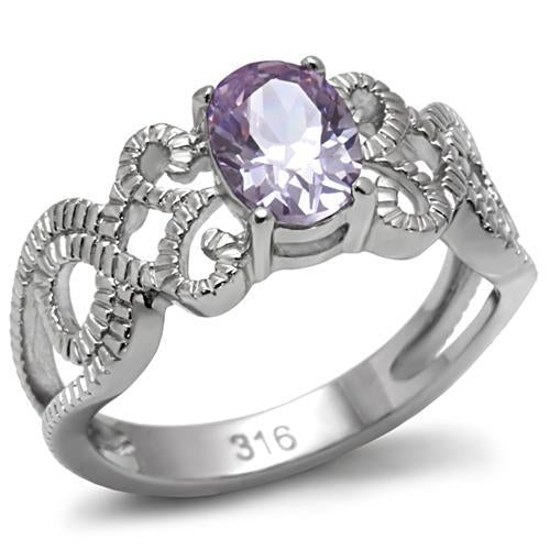 High polished Stainless Steel Ring with AAA Grade