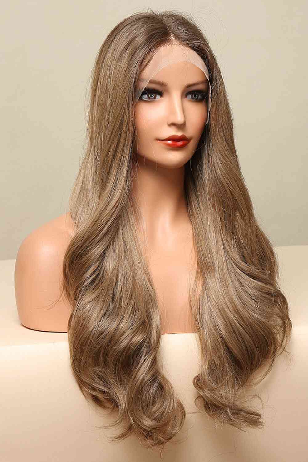 13*2" Lace Front Wigs Synthetic Long Wave 26" 150% Density