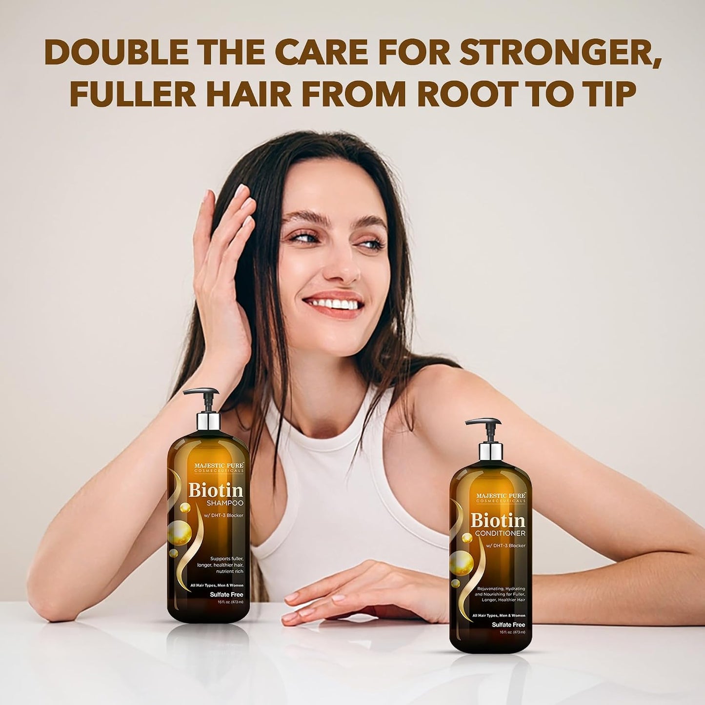 Pure Biotin Voluminizing Shampoo and Conditioner Set