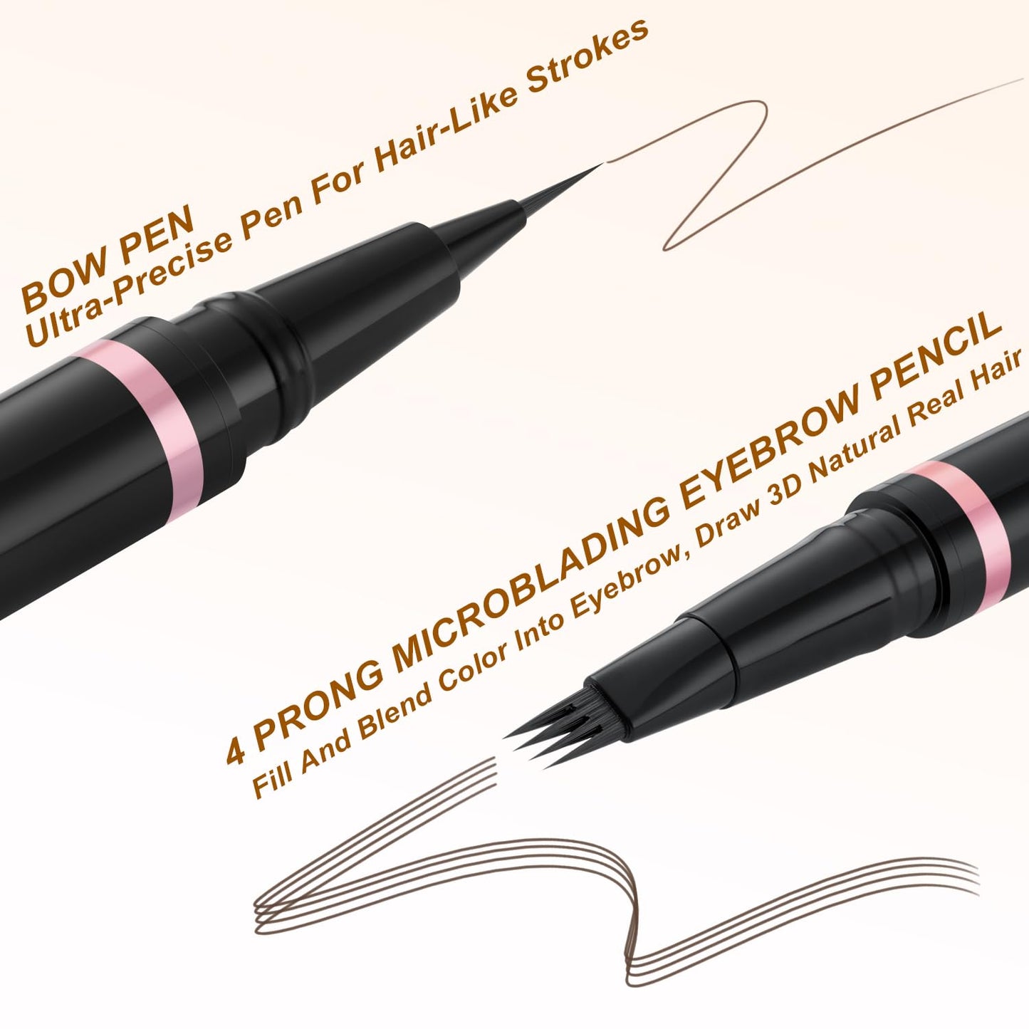 Eyebrow Pen Makeup Kit, with Waterproof Eyebrow Pencil, Eyeliner Long Lasting