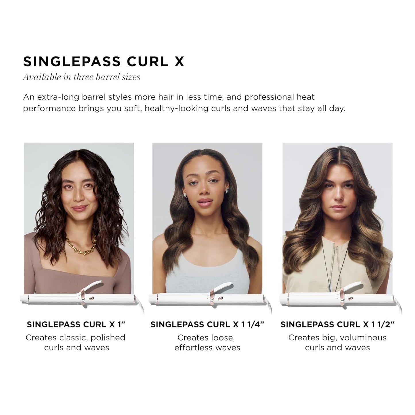 Curling Iron with 9 Heat Settings and Ceramic Barrel for Fast Styling and Lasting Results