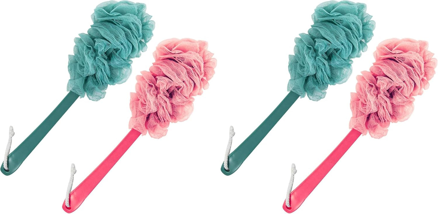 Back Scrubber for Shower, Sponge Brush Exfoliating Body
