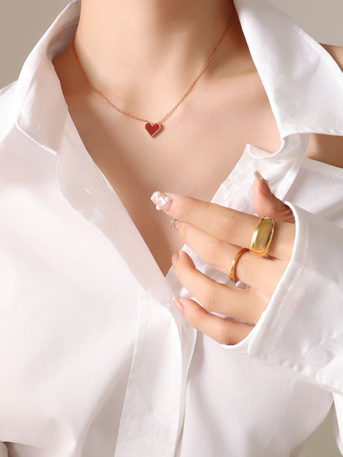 Steel Heart Necklace