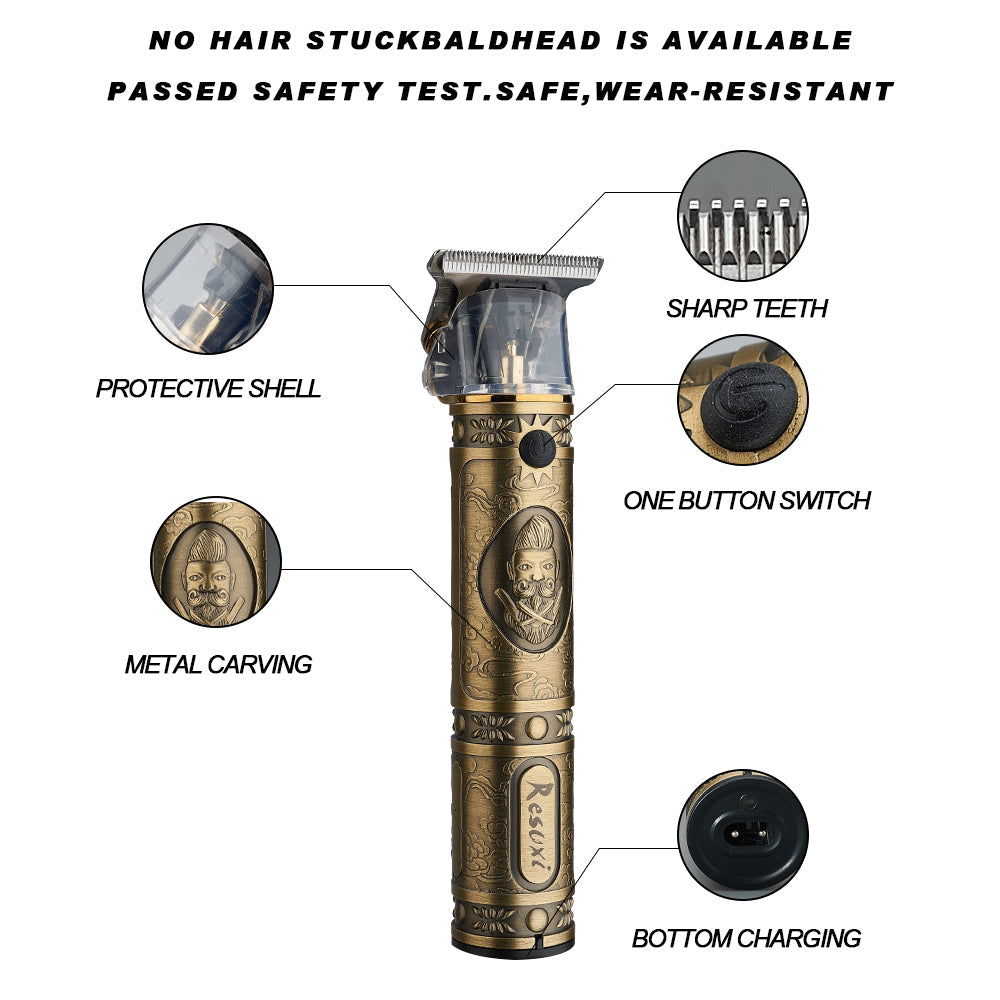 Professional Trimmer & Grooming Set with LED