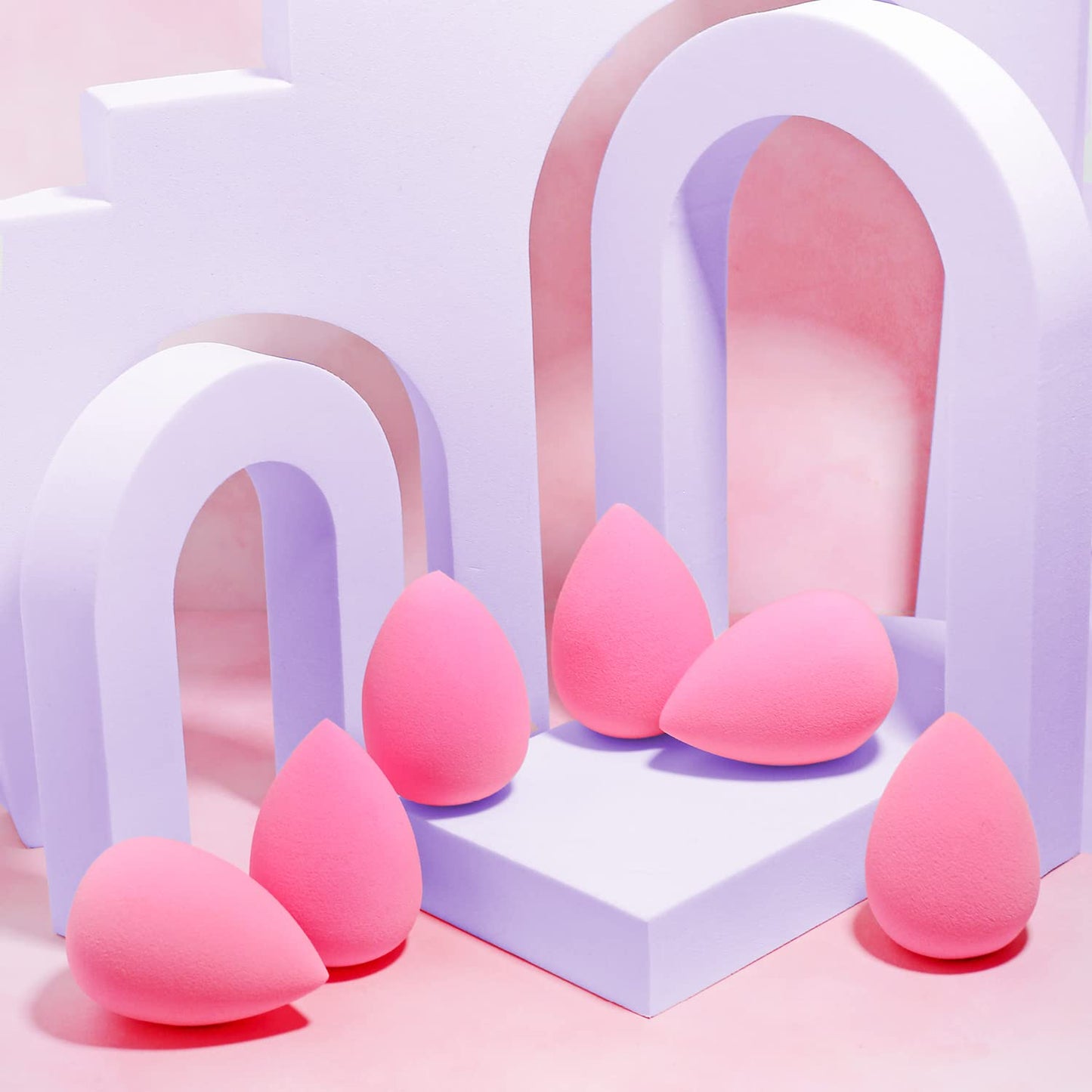 Set of 6 makeup Sponge For Powder Cream and Liquid, Super Soft