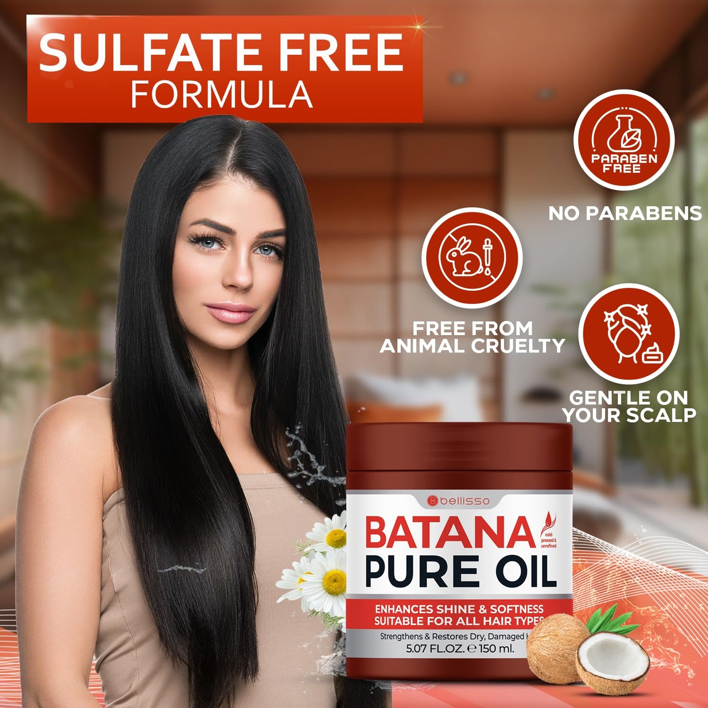 Pure Unrefined and Cold Pressed - Volumizing Hair Treatment Oil