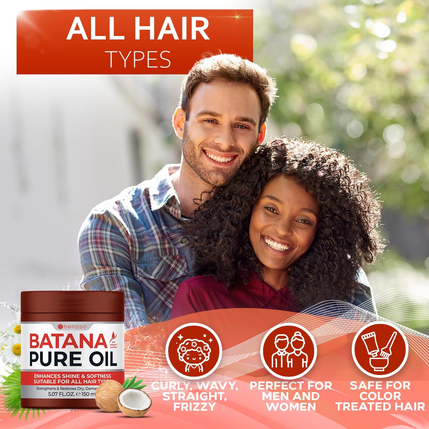 Pure Unrefined and Cold Pressed - Volumizing Hair Treatment Oil