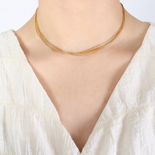 18K Gold-Plated Multi-Layer