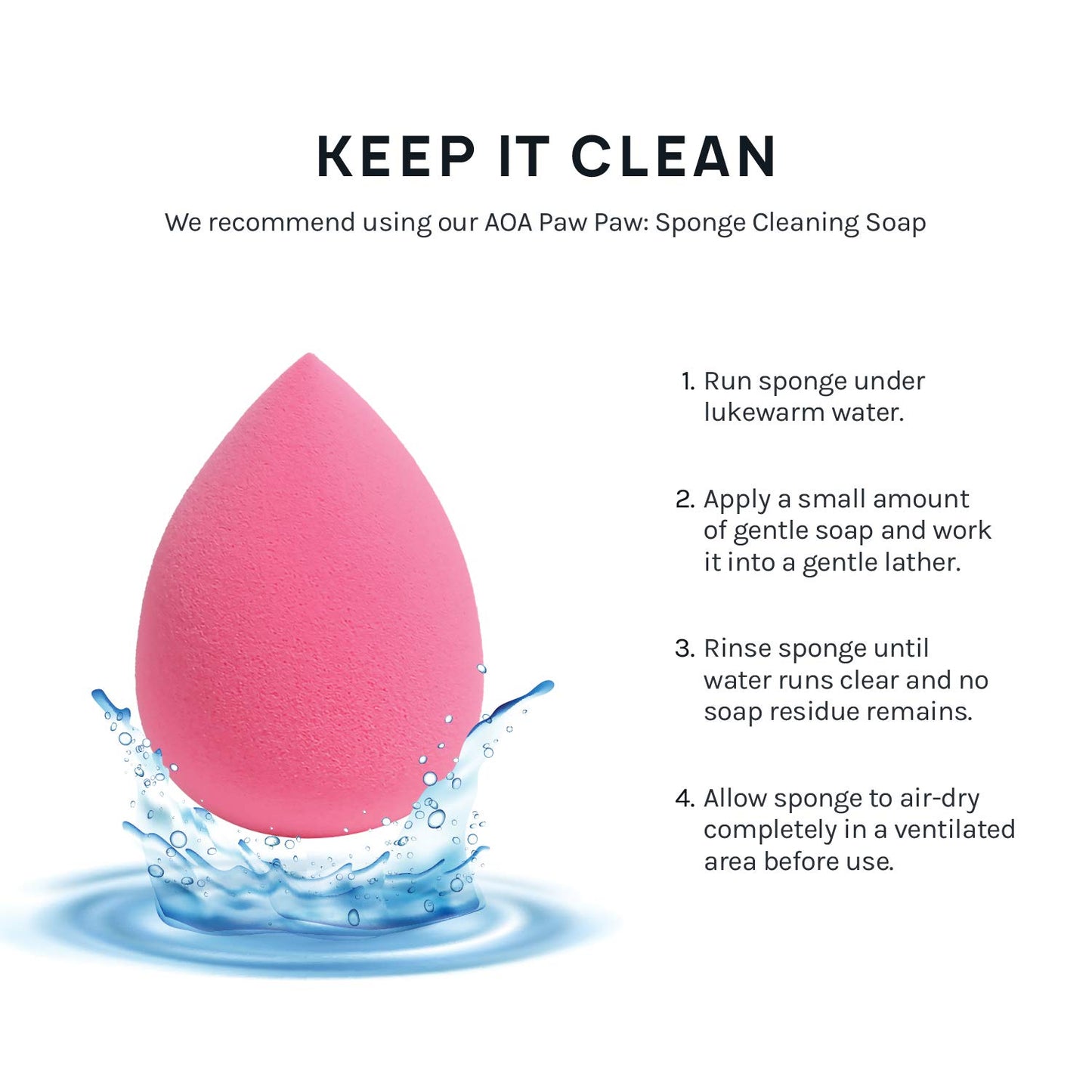 Set of 6 makeup Sponge For Powder Cream and Liquid, Super Soft