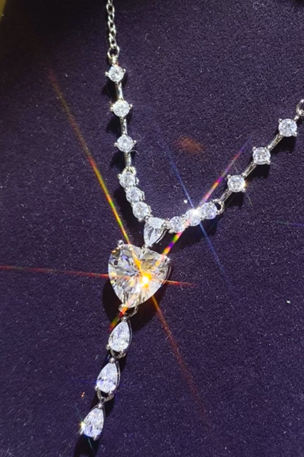 3 Carat Moissanite Necklace