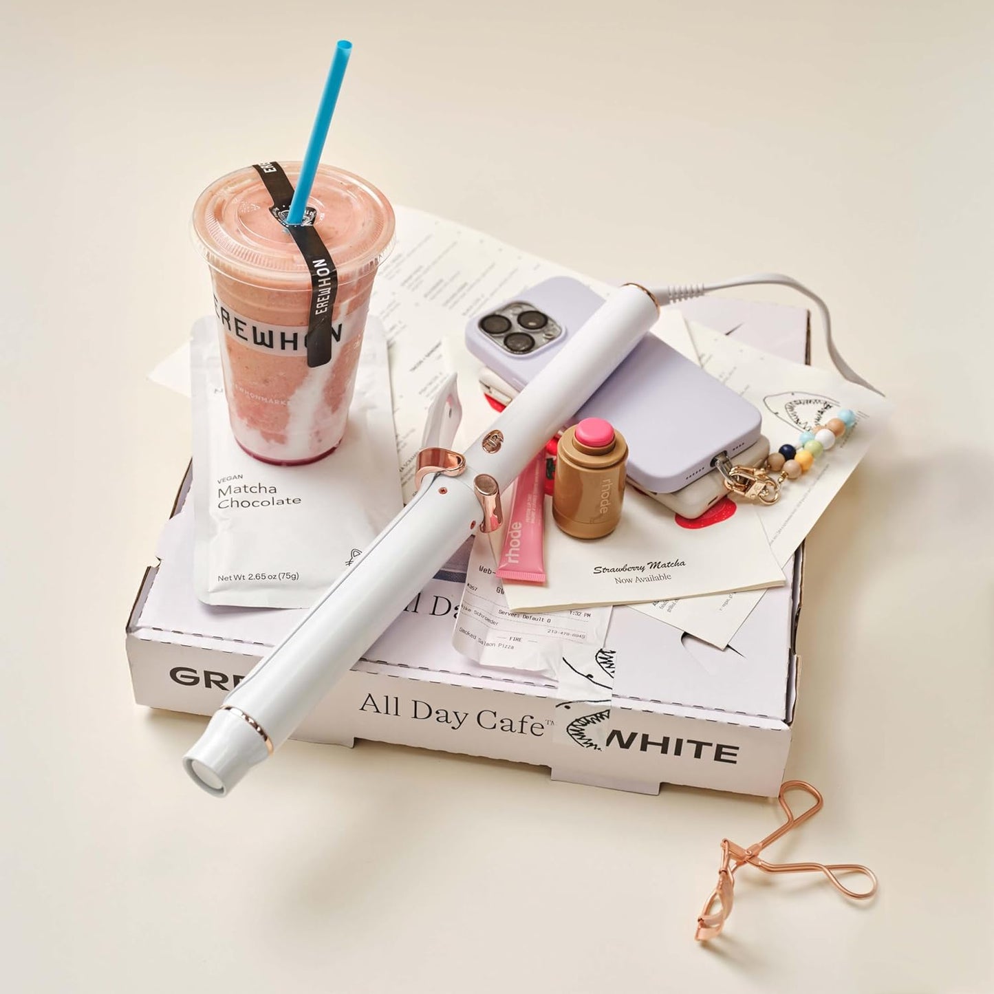 Curling Iron with 9 Heat Settings and Ceramic Barrel for Fast Styling and Lasting Results