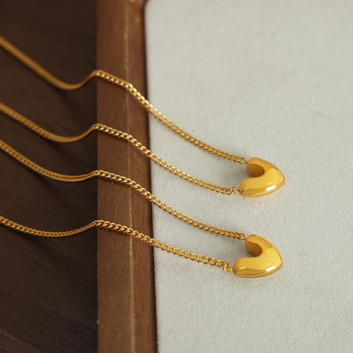 Gold-Plated Heart Pendant