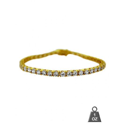 4MM One Row Tennis Bracelet