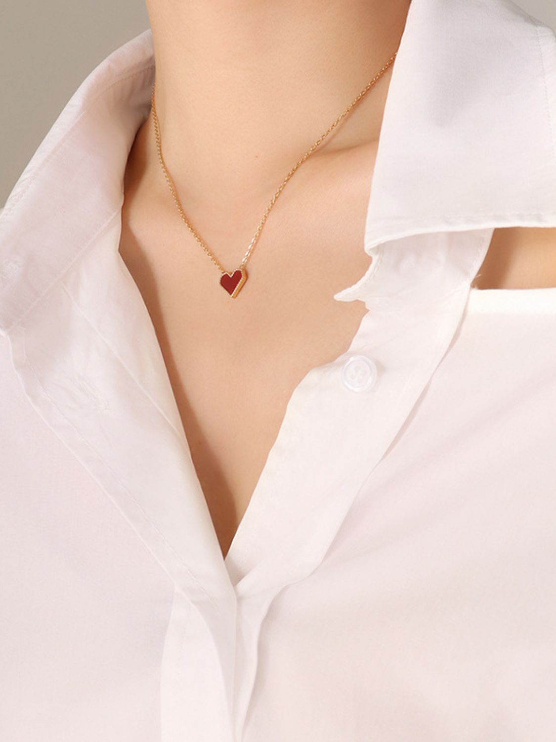 Steel Heart Necklace