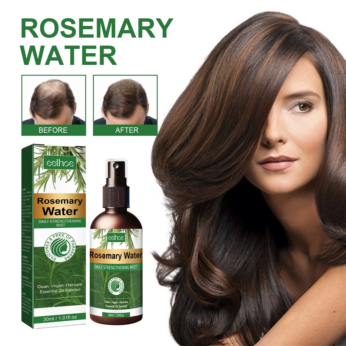 Rosemary Hair Care Nourish, Strengthen Roots  | Relieve Scalp Tension