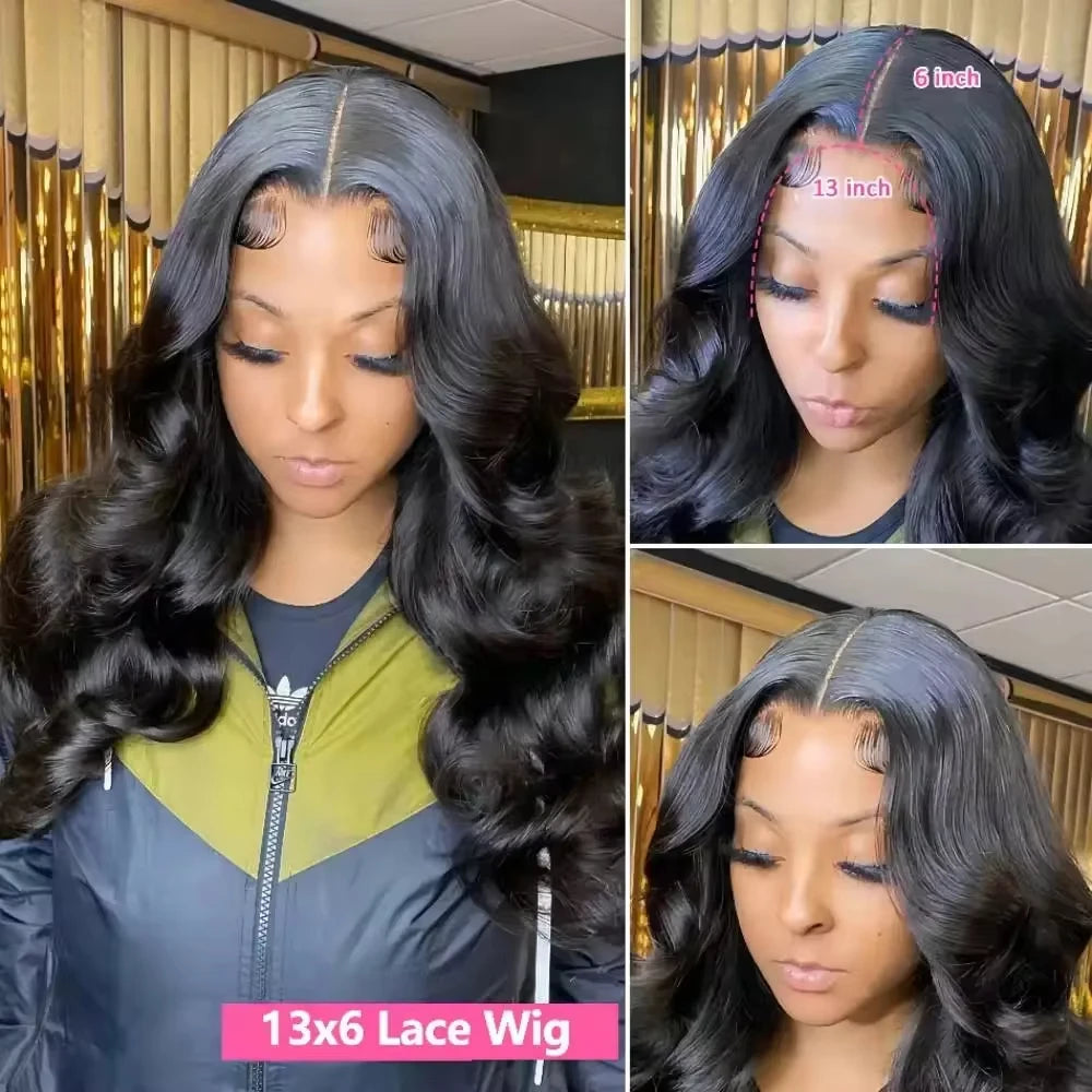 180 Density Body Wave Lace 13x4 HD Pre Plucked