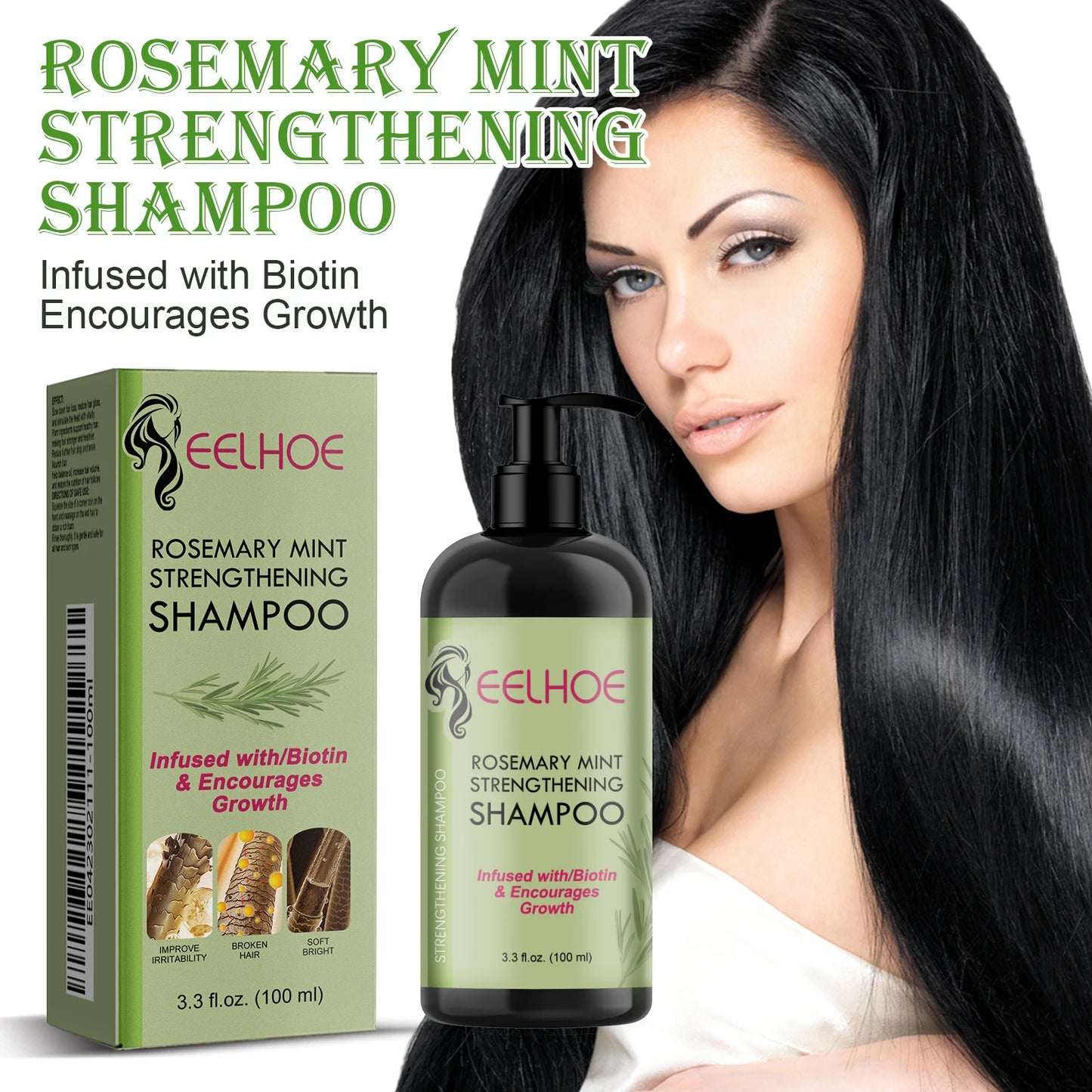 Rosemary Hair Care Nourish, Strengthen Roots  | Relieve Scalp Tension