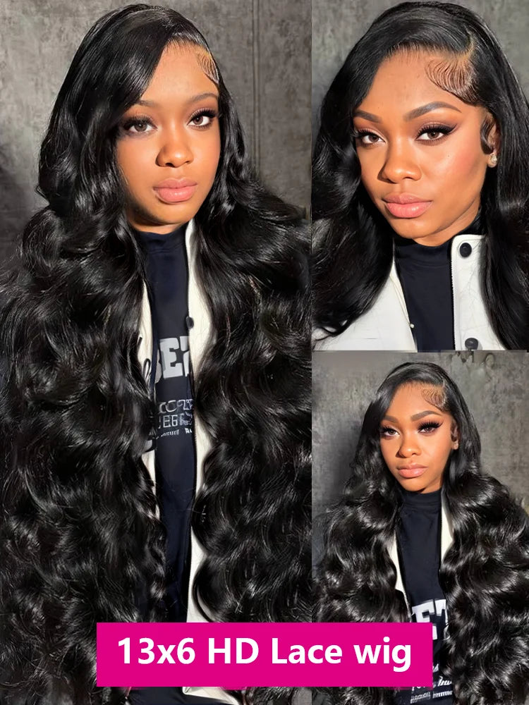 300% High Density | 40 Inch Body Wave 13x4 13x6 HD Lace Front