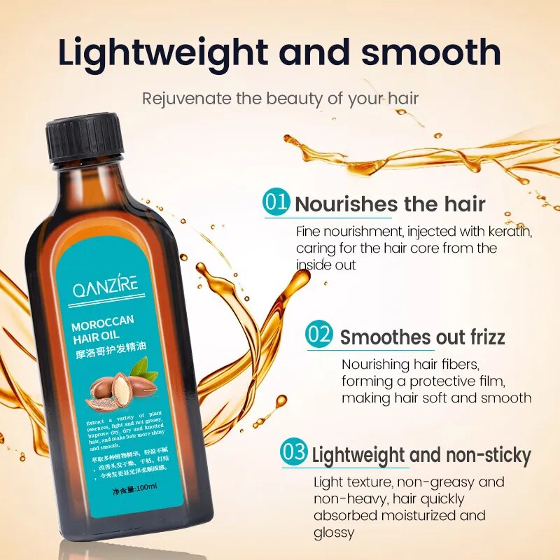 Pure Argan Oil | Prevent Frizz