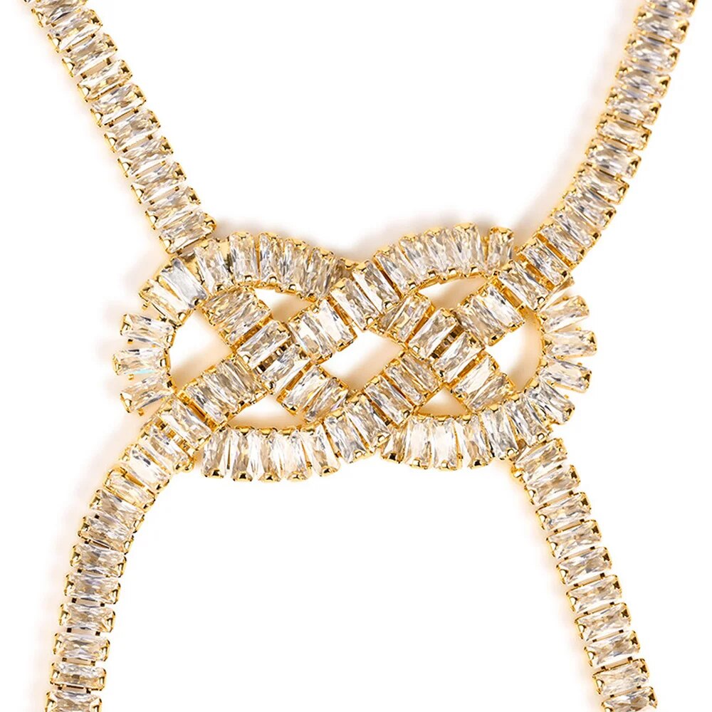 Infinite Love Sign Zircon Anklet